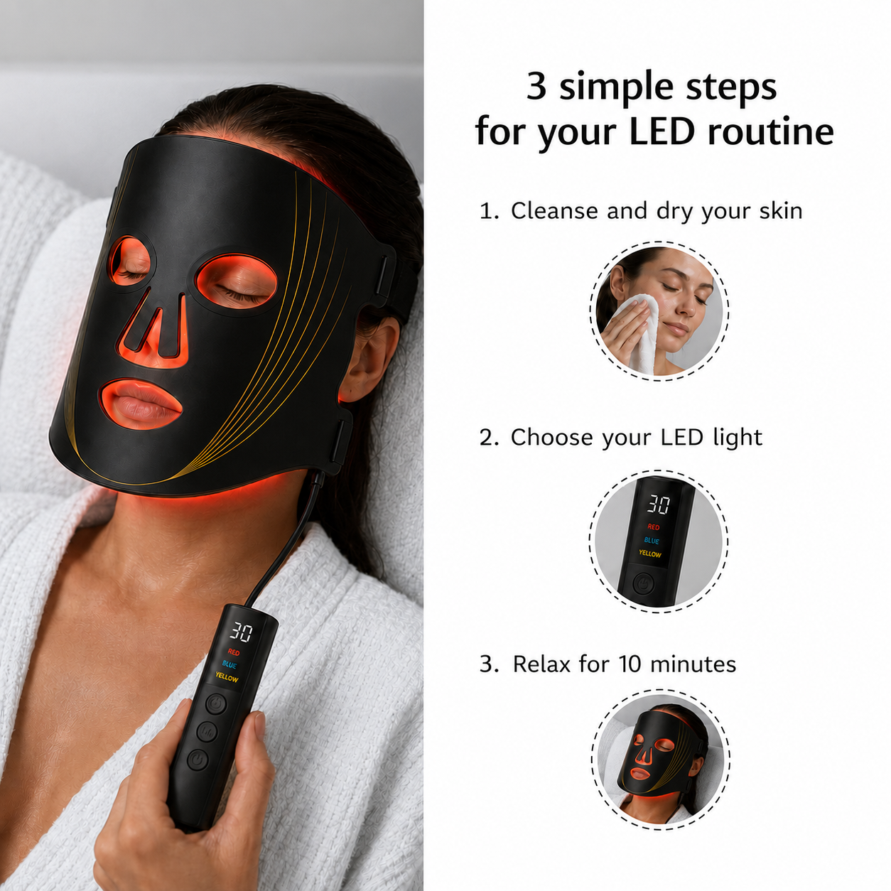 Muriva™ LED Light  Therapy Mask